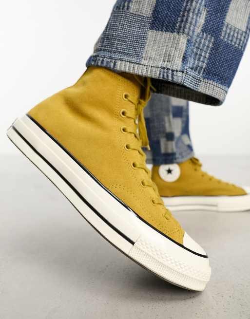 Converse high cut mustard on sale