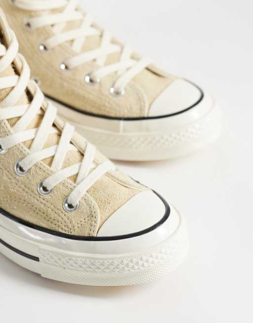 Converse Chuck 70 Hi suede trainers in beige, 4 of 5