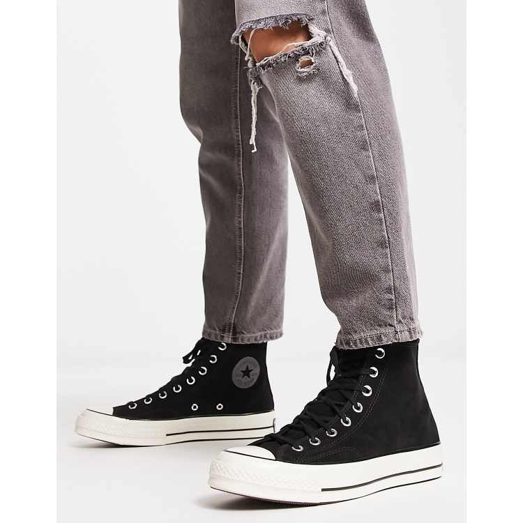 Black hotsell lace converse