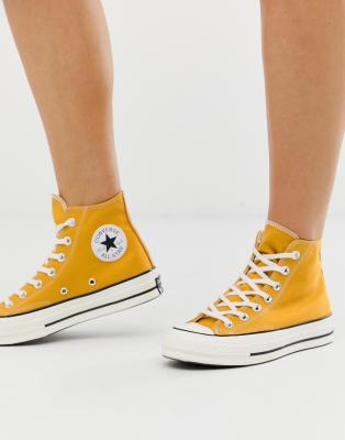 converse sunflower shoes 