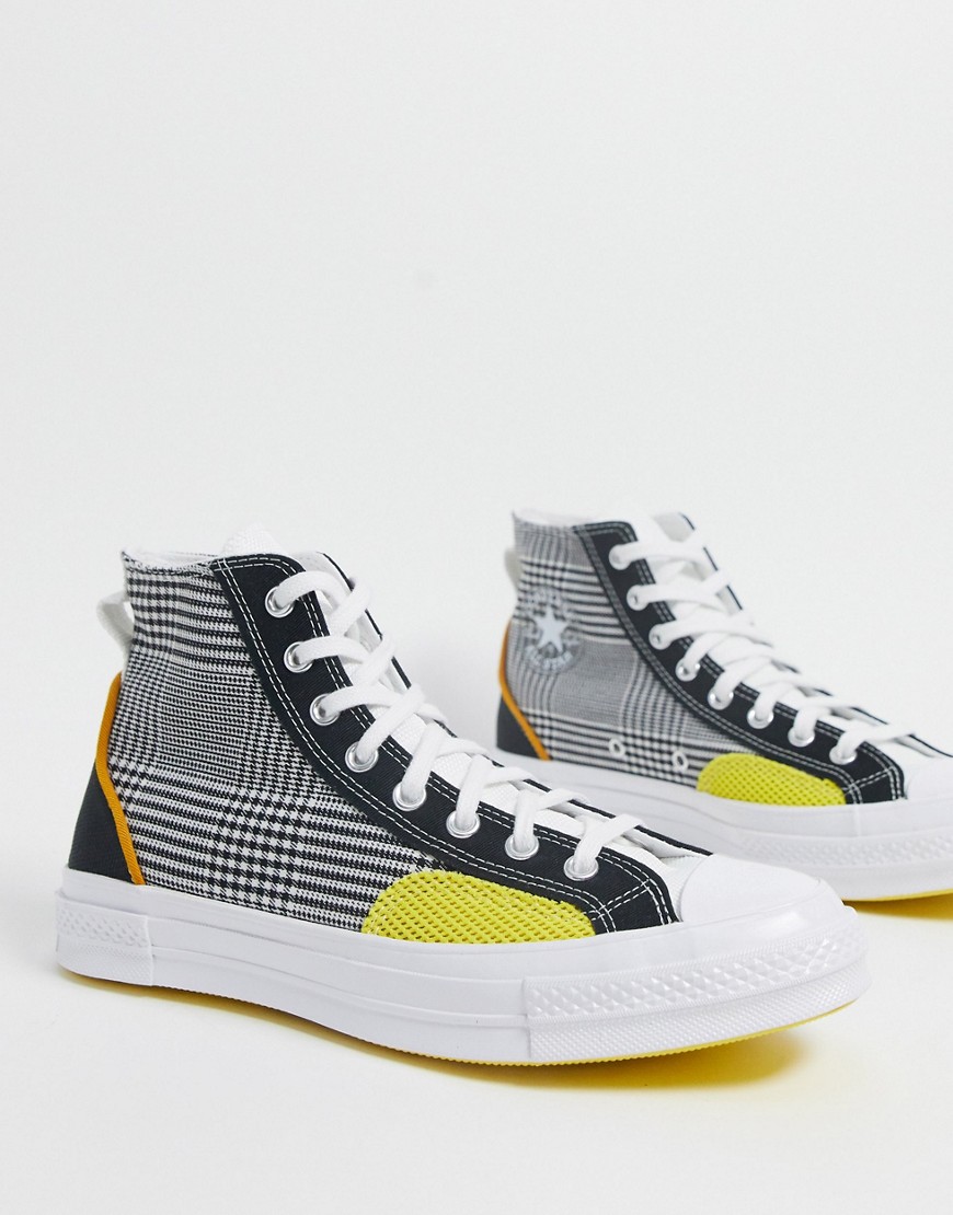 Converse - Chuck 70 Hi Texture Play - Sneakers nere-Nero