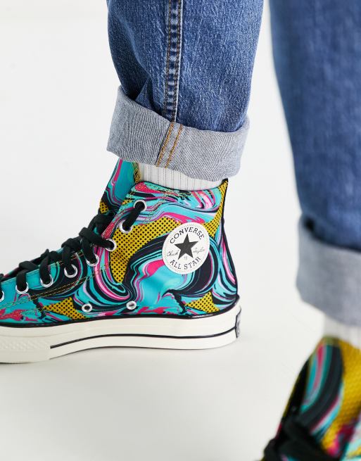 Marble converse 2024 high top