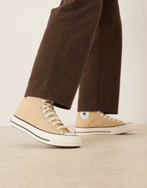 Converse Chuck 70 Hi trainers in beige
