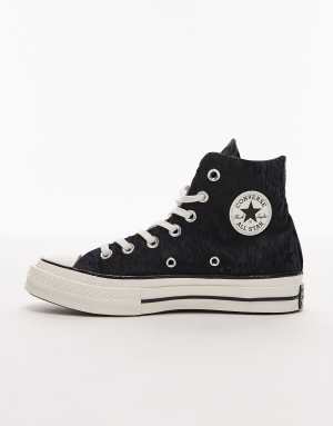 Converse Chuck 70 Hi trainers in black leopard print