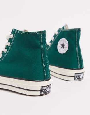 converse dark green high tops
