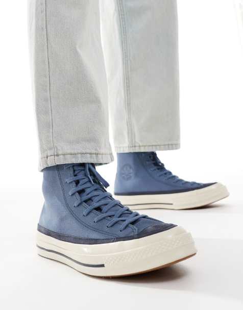 Converse Chuck 70 Hi trainers in mid blue - view 1