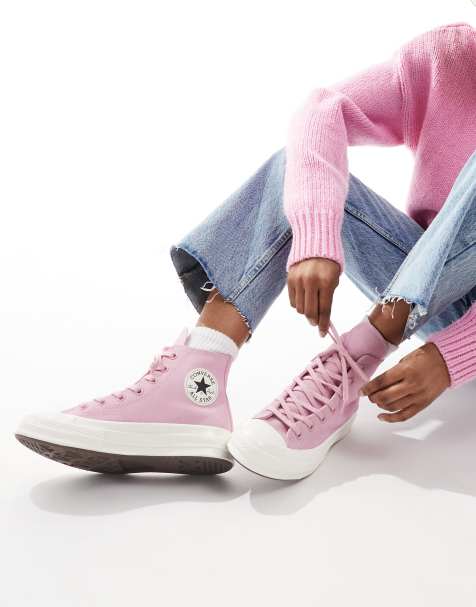 Converse Chuck 70 Hi trainers in Pink - view 1