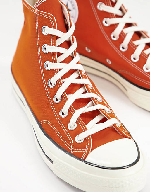 Converse Chuck 70 Hi trainers in rust orange | ASOS