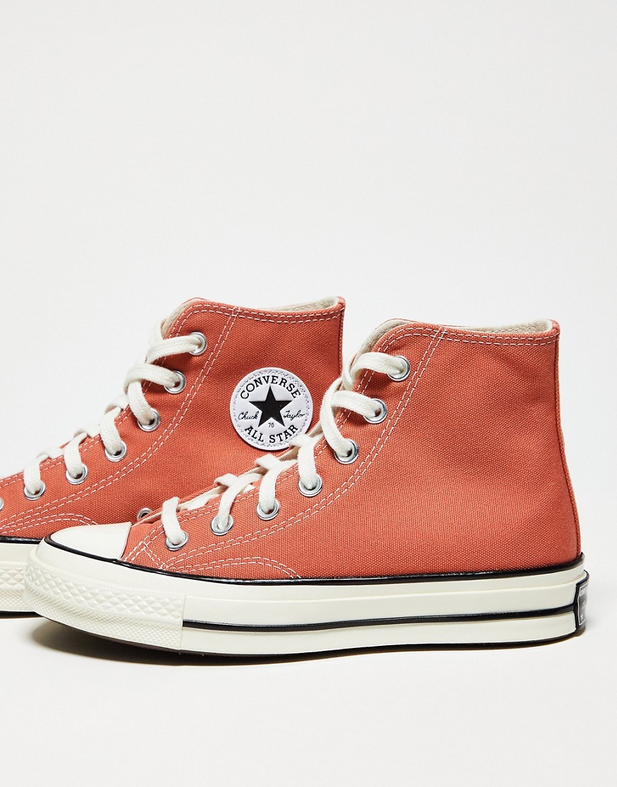 Converse Chuck 70 Hi trainers in rust-Yellow