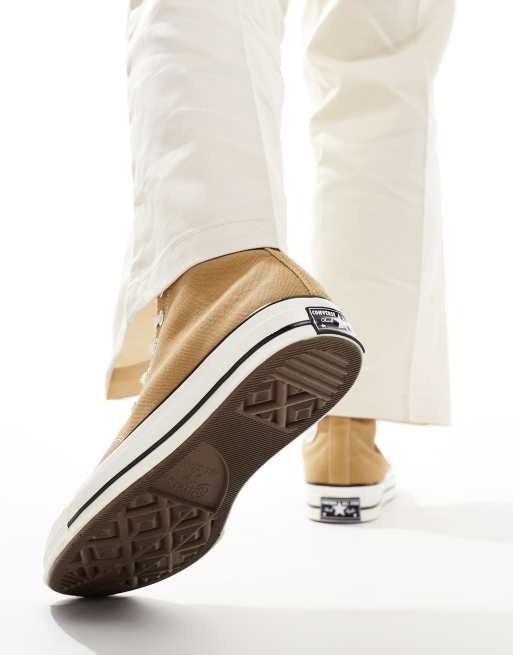 Converse chuck 70 hi navy plaid trainers hot sale