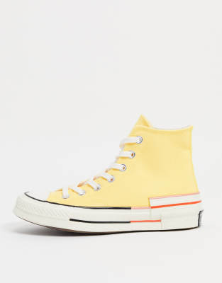 asos yellow converse