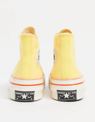 asos yellow converse