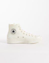 Converse Chuck 70 Hi trainers with crinkle detail in off white