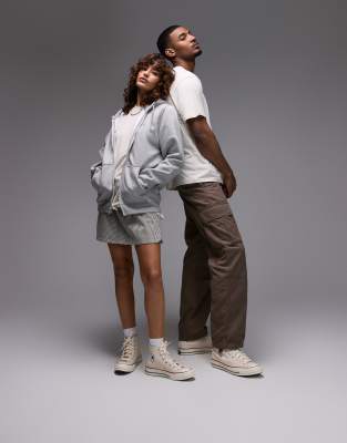 Converse - Chuck 70 Hi - Unisex - Sneaker in Steinbeige-Weiß