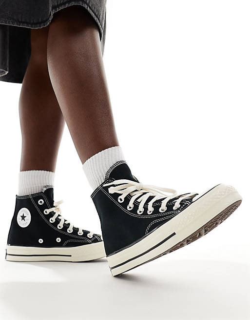 Converse Chuck 70 Hi unisex sneakers in black | ASOS