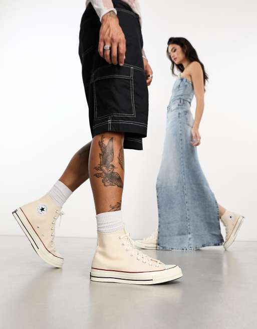 Converse Chuck 70 Hi unisex trainers in ivory, 2 of 4