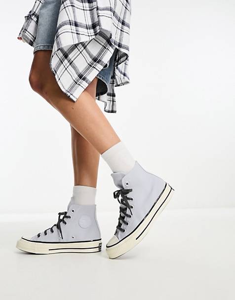Converse Chuck 70 Hi utility trainers in ice blue - LBLUE