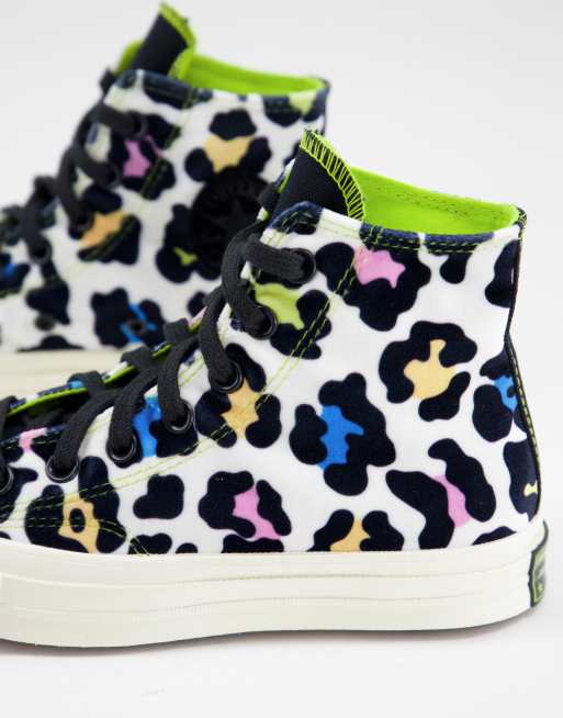 Cheetah hotsell print converse