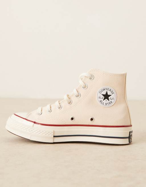 Converse Chuck 70 Hi Wide Fit sneakers in cream, 2 of 5