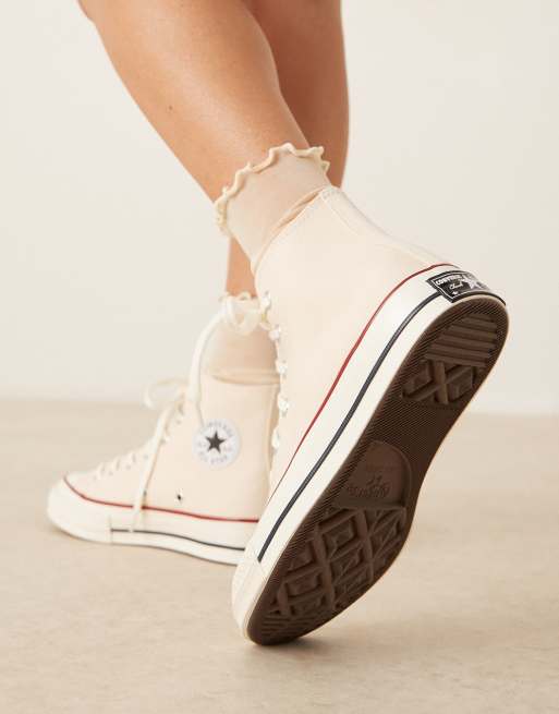 Converse Chuck 70 Hi Wide Fit trainers in cream ASOS
