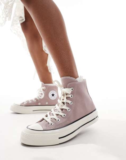 Converse - Chuck 70 - Hoge sneakers in taupe - view 1