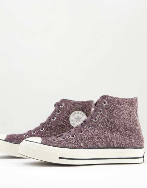 Converse - Chuck 70 - Hoge sneakers van suède in violet
