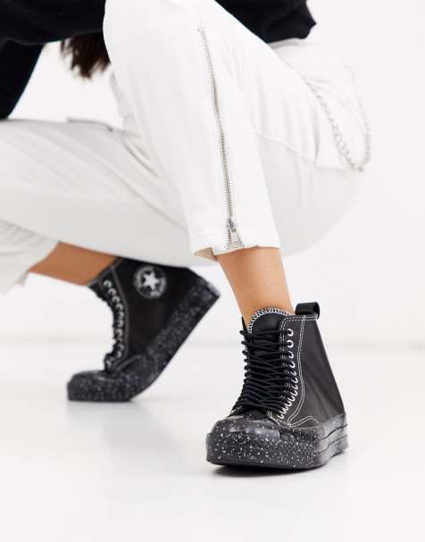 Converse – Chuck 70 – Hohe, gesprenkelte Sneaker mit zwei Ösen