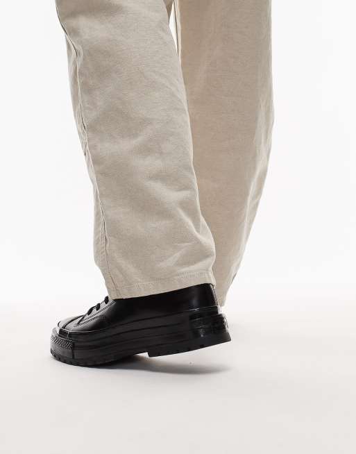 Converse Chuck 70 leather loafers in black | ASOS