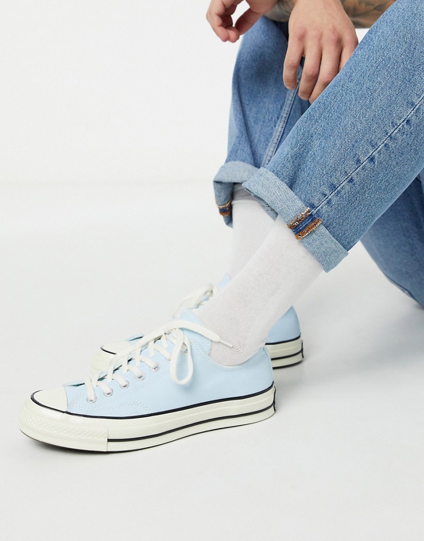 CONVERSE CHUCK 70 OX SNEAKERS IN PALE BLUE,167701C