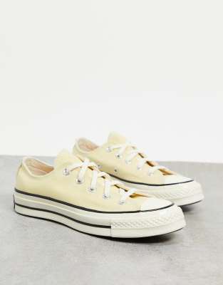 Converse Chuck 70 Low canvas sneakers in cream - CREAM-White