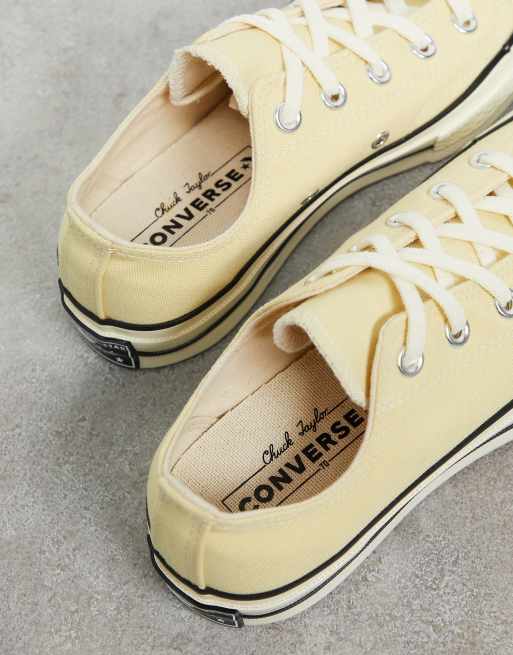 Converse Chuck 70 Low canvas sneakers in cream ASOS