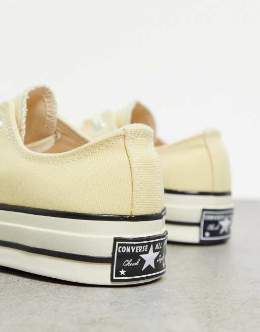 Converse top basse creme