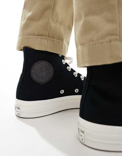 Converse Chuck 70 Luxe sneakers in black, 4 of 5