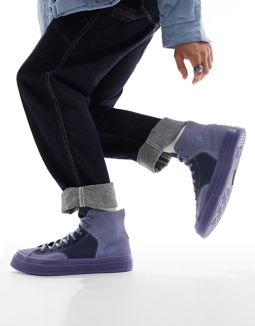 Chuck 70 Marquis sneakers in tonal purple-Navy