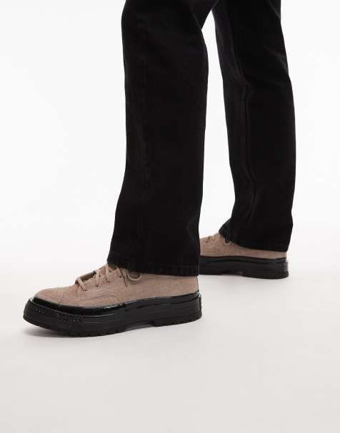 Converse Chuck 70 National shoes with suede in tan - view 1