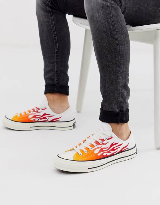 Converse store flame white