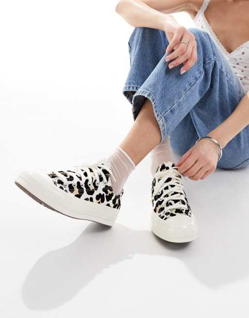 Converse - Chuck 70 Ox - Baskets à imprimé léopard