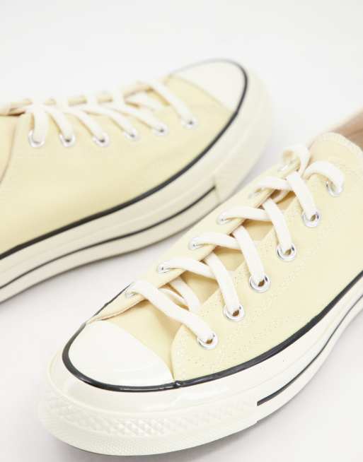 Converse jaune online pale