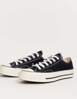 Shop Converse Chuck 70 Ox Canvas Sneakers In Black