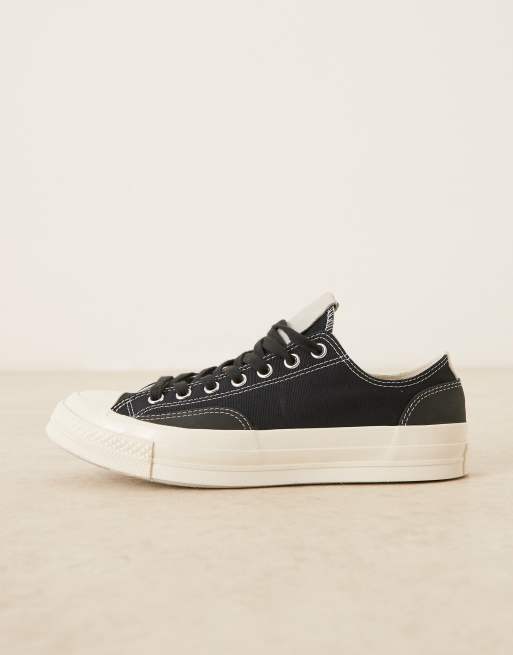 Converse – Chuck 70 Ox – Czarne buty sportowe z różnych materiałów, 2 z 5
