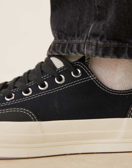 Converse – Chuck 70 Ox – Czarne buty sportowe z różnych materiałów, 4 z 5