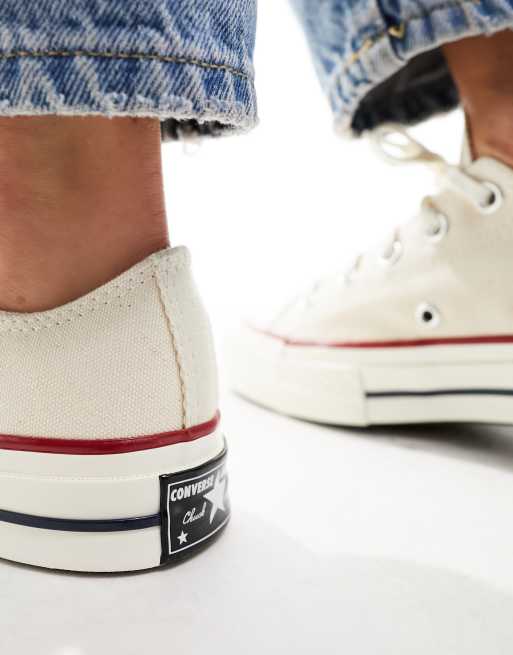 Converse – Chuck '70 Ox – Gräddvita sneakers, 5 av 5