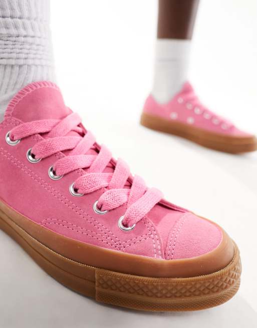 Converse - Chuck 70 Ox - Lyserøde sneakers med gummisål, 3 af 5