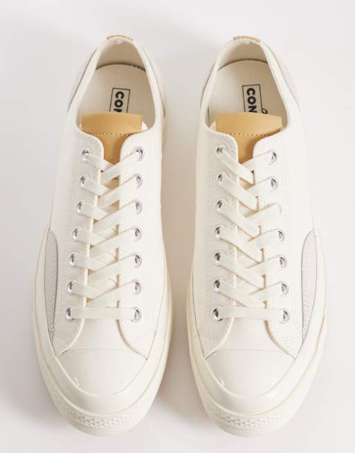 Converse – Chuck 70 Ox – Naturvita sneakers i blandat material, 3 av 5