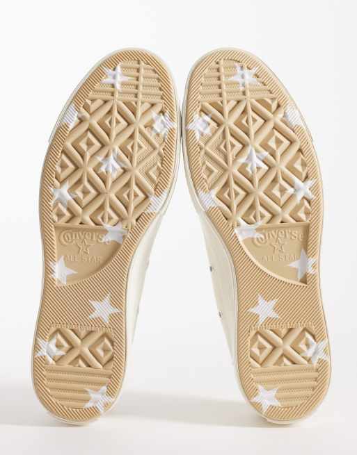 Converse – Chuck 70 Ox – Naturvita sneakers i blandat material, 5 av 5