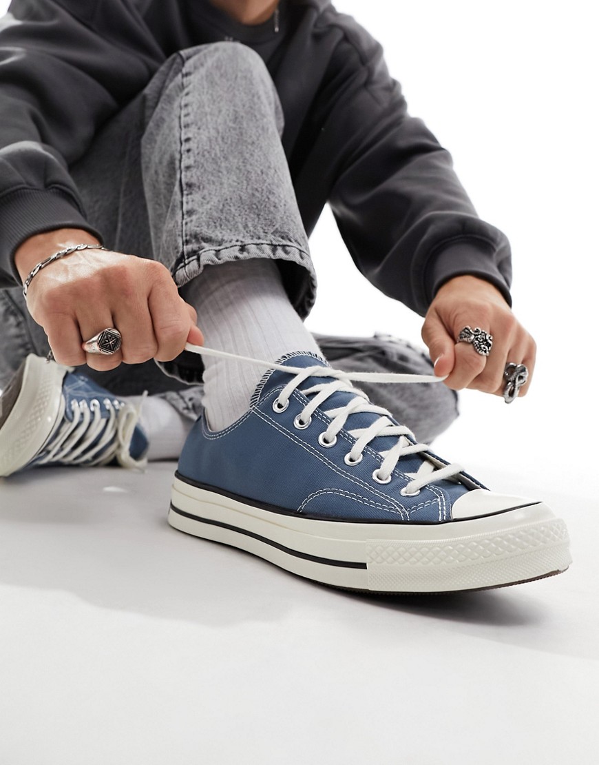 Converse Chuck 70 Ox sneaker in deep blue and black