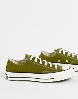 Converse – Chuck 70 Ox – Sneaker in dunklem Moosgrün