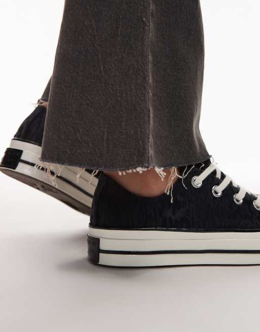 Converse – Chuck 70 Ox – Sneaker in Schwarz mit Leopardenmuster, 5 von 5