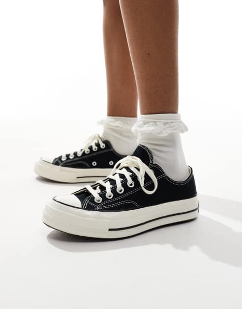 Converse - Chuck 70 Ox - Sneakers a pianta larga nere - view 1