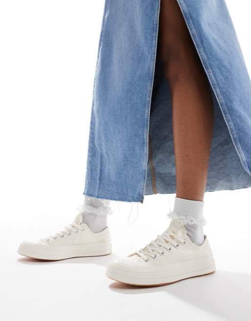 Converse - Chuck 70 Ox - Sneakers bianche in pizzo, 5 di 5